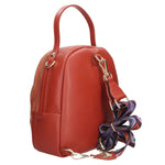 MASSIMO BRACCIALINI ZAINO DONNA IN PELLE MARTELLATA