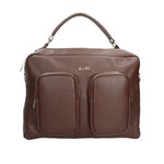 MASSIMO BRACCIALINI BORSA LAVORO LINEA VOYAGER IN PELLE MARTELLATA