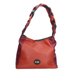 MASSIMO BRACCIALINIBORSA DONNA A SPALLA IN PELLE LINEA TRECCIA