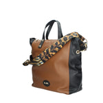 MASSIMO BRACCIALINI BORSA DONNA A MANO E TRACOLLA IN PELLE LINEA ANIMALIER