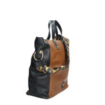 MASSIMO BRACCIALINI BORSA DONNA A MANO E TRACOLLA IN PELLE LINEA ANIMALIER