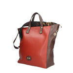 MASSIMO BRACCIALINI BORSA DONNA A MANO E TRACOLLA IN PELLE LINEA ANIMALIER