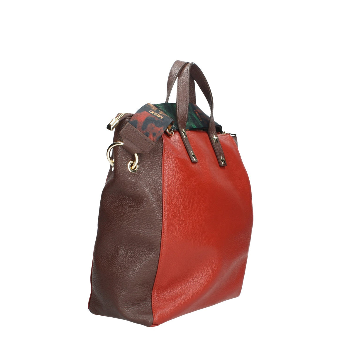 MASSIMO BRACCIALINI BORSA DONNA A MANO E TRACOLLA IN PELLE LINEA ANIMALIER