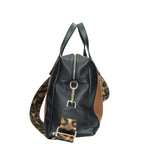 MASSIMO BRACCIALINI BORSA DONNA A MANO IN PELLE LINEA ANIMALIER