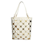 MASSIMO BRACCIALINI BORSA DONNA A SPALLA LINEA SQUARE IN PELLE