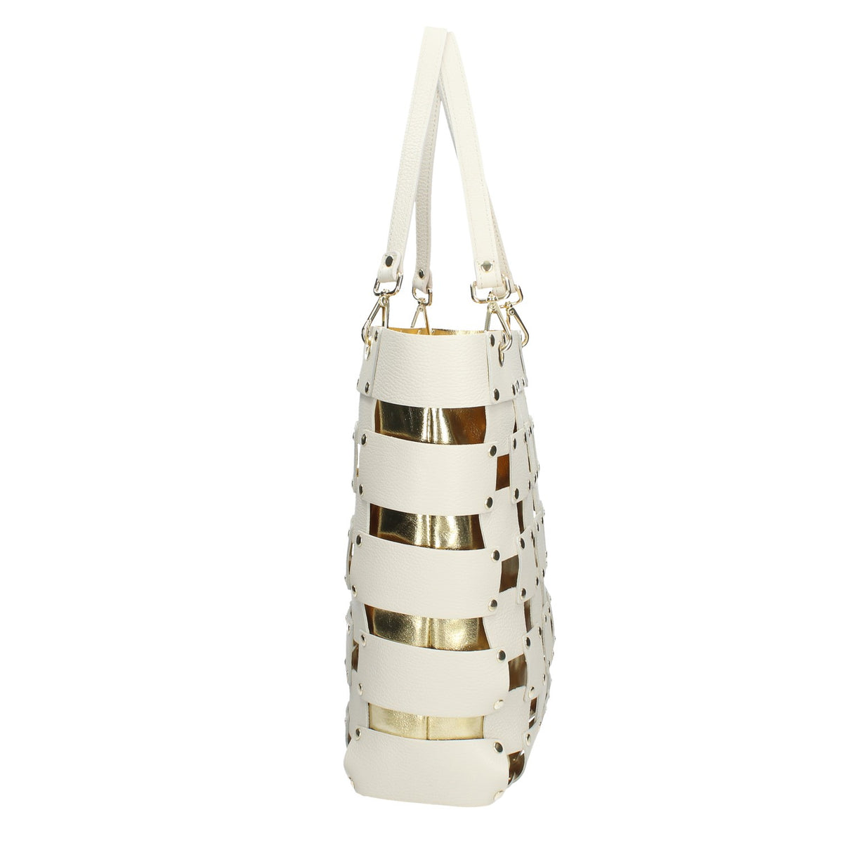 MASSIMO BRACCIALINI BORSA DONNA A SPALLA LINEA SQUARE IN PELLE