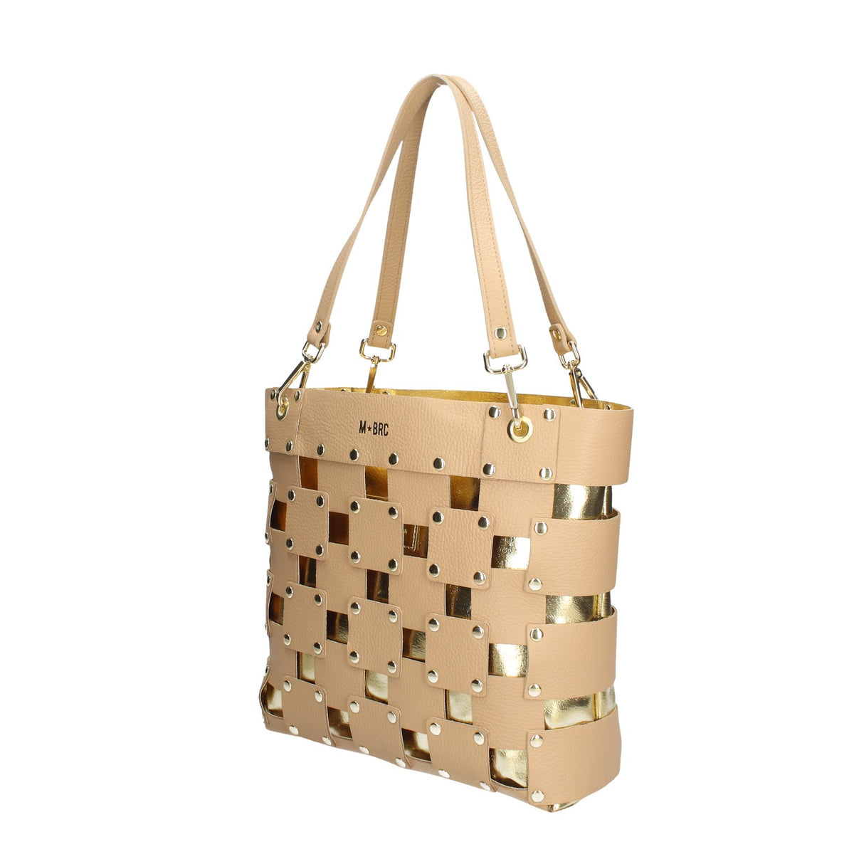 MASSIMO BRACCIALINI BORSA DONNA IN PELLE LINEA SQUARE