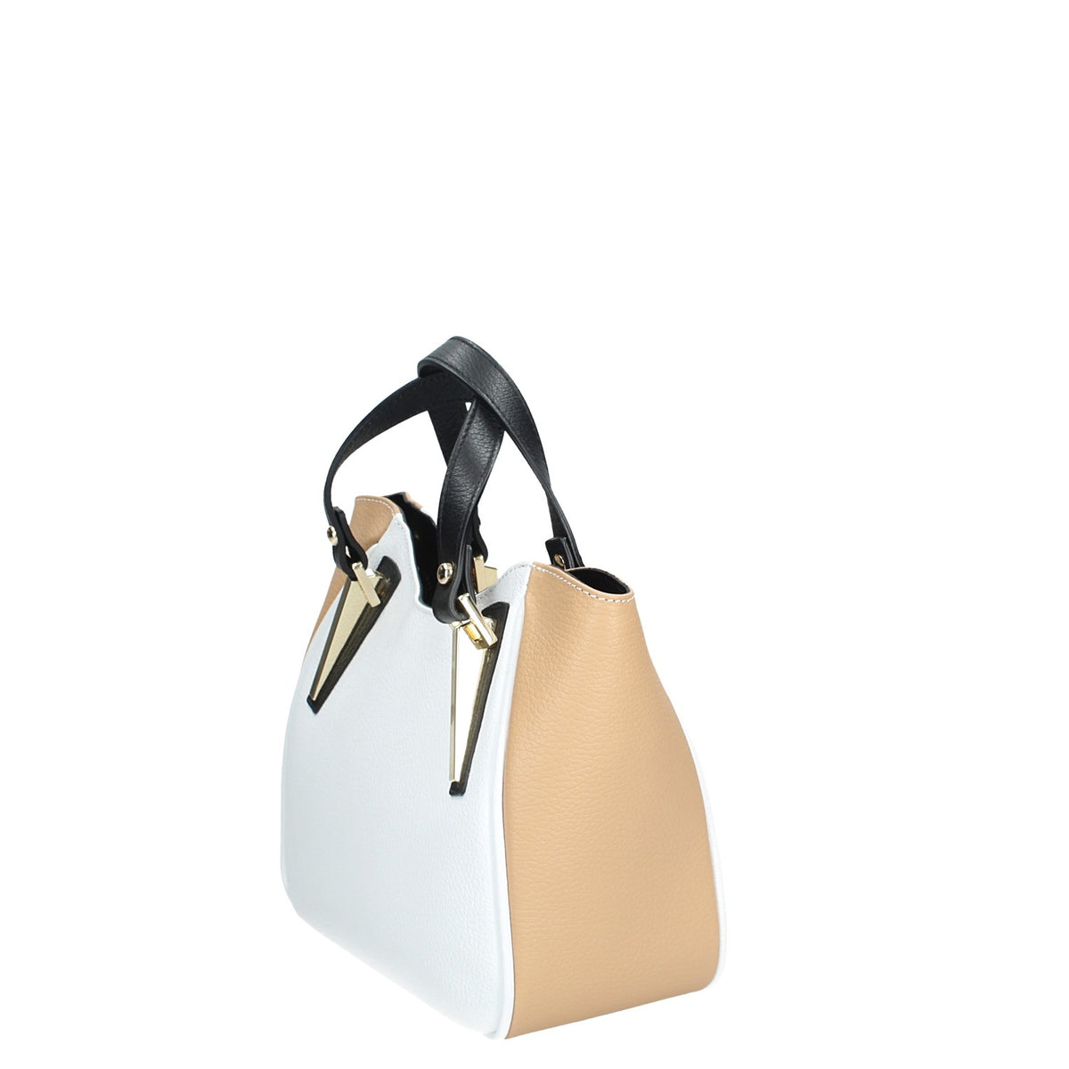 MASSIMO BRACCIALINI BORSA DONNA A MANO IN PELLE LINEA KING MISURA PICCOLA