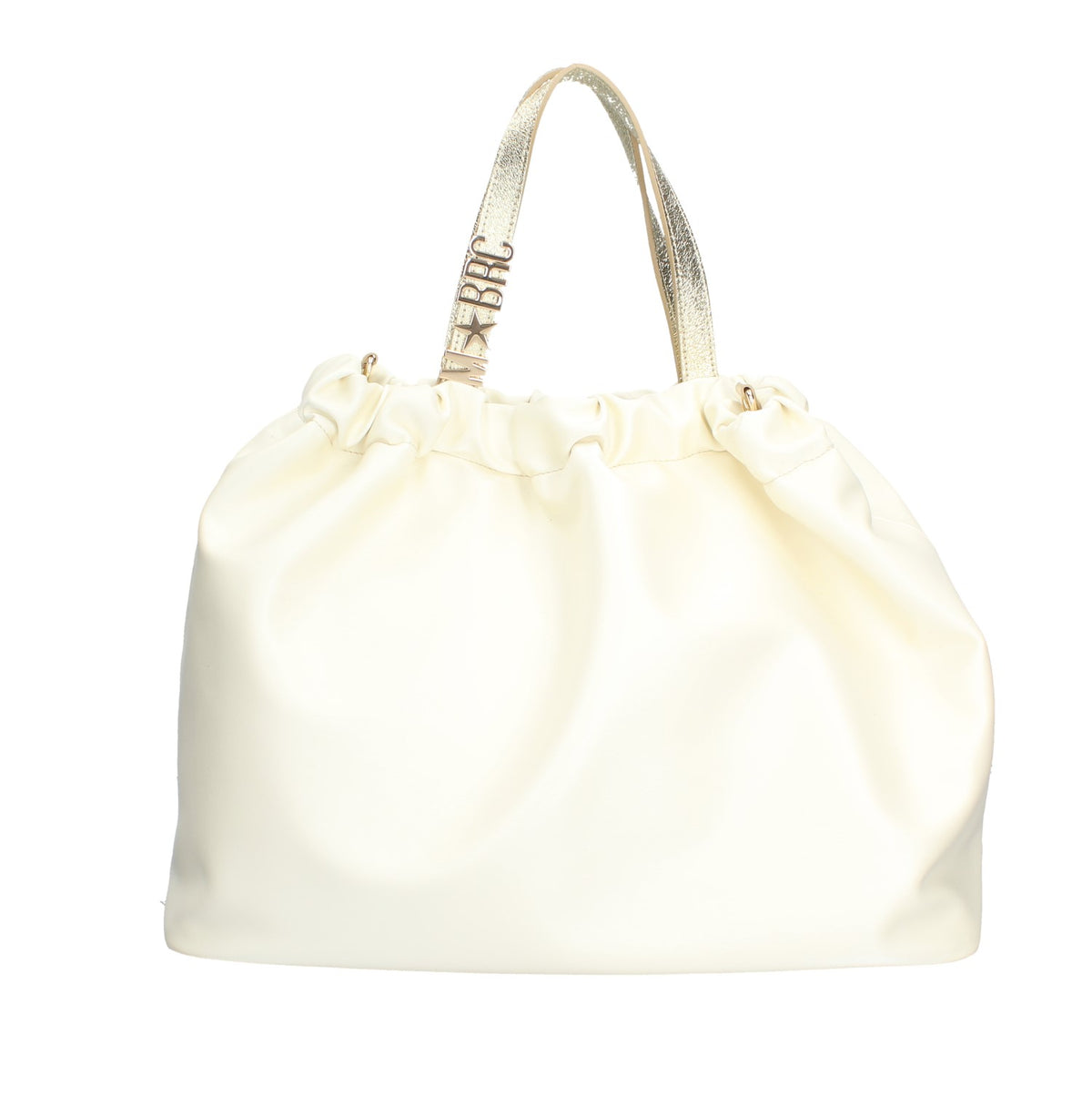 MASSIMO BRACCIALINI BORSA DONNA AMANO IN TESSUTOSATIN CON MANICI IN PELLE LAMINATA