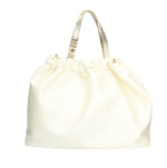 MASSIMO BRACCIALINI BORSA DONNA AMANO IN TESSUTOSATIN CON MANICI IN PELLE LAMINATA