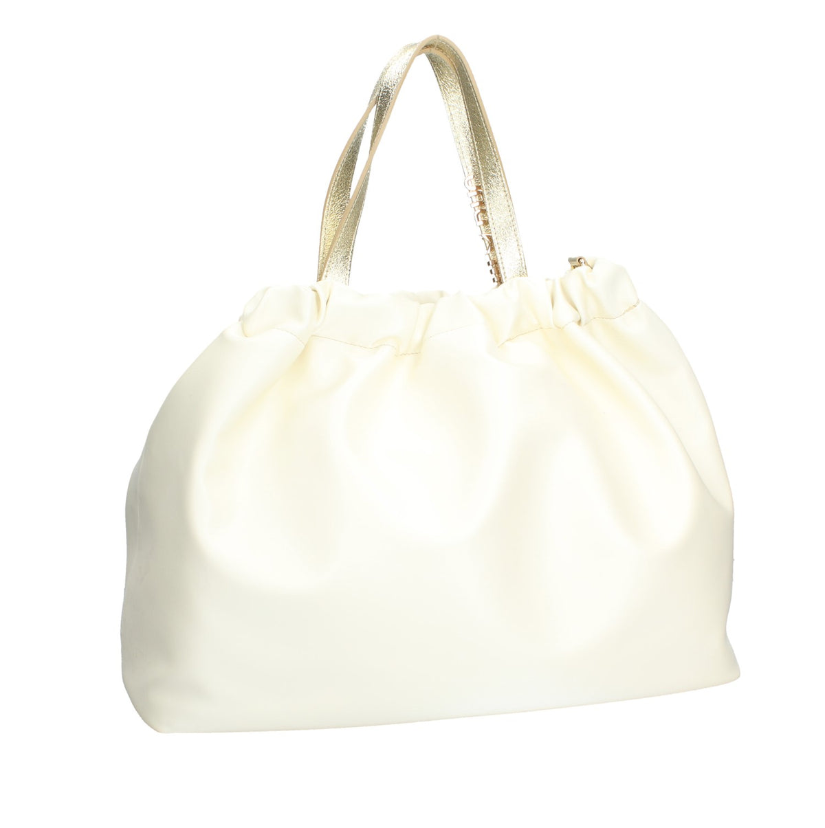 MASSIMO BRACCIALINI BORSA DONNA AMANO IN TESSUTOSATIN CON MANICI IN PELLE LAMINATA