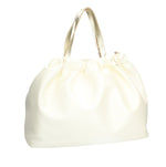 MASSIMO BRACCIALINI BORSA DONNA AMANO IN TESSUTOSATIN CON MANICI IN PELLE LAMINATA