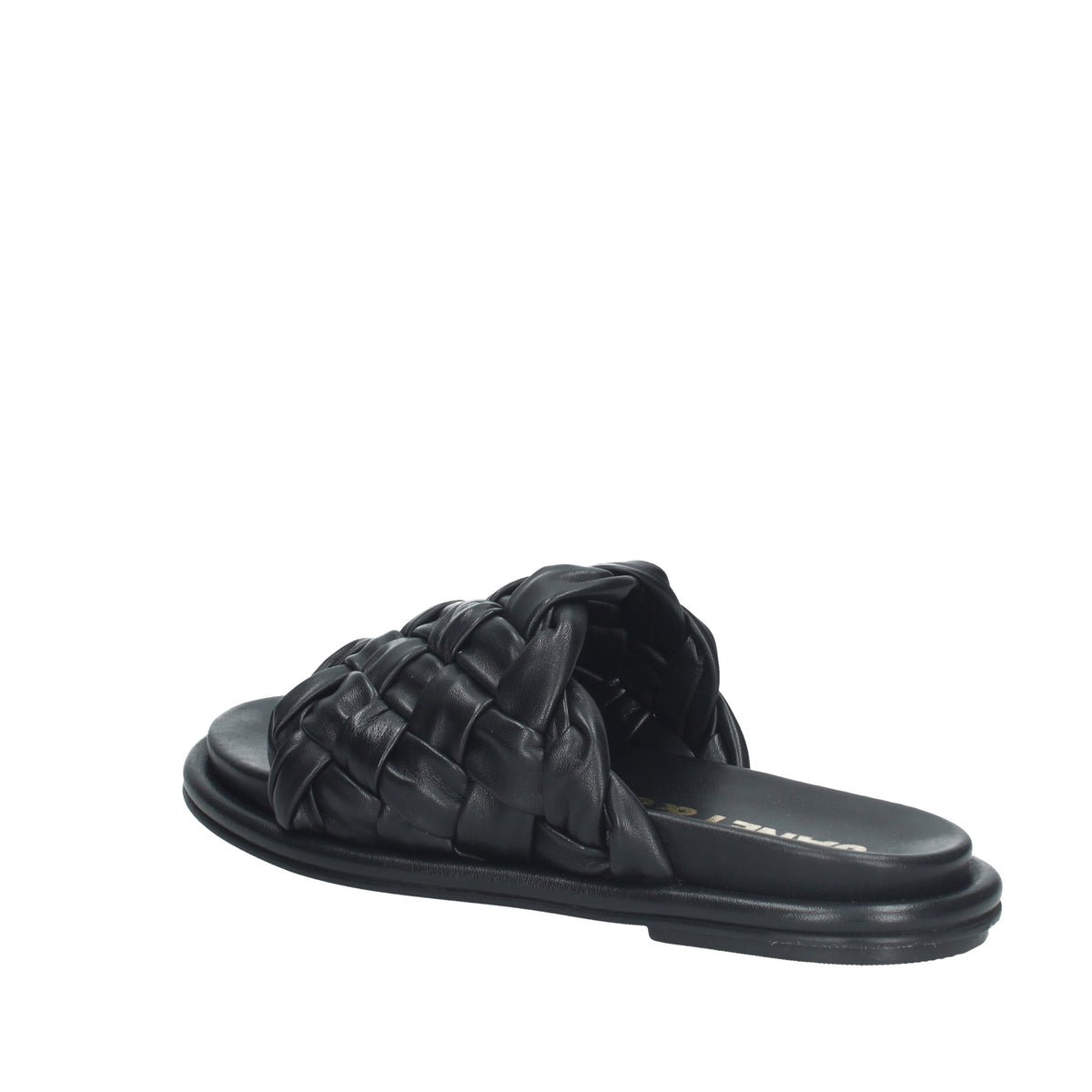 JANET CIABATTA DONNA IN PELLE INTRECCIATA