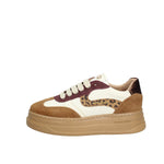 JANET & JANET SNEAKERS DONNAIN PELLE E CAMOSCIO