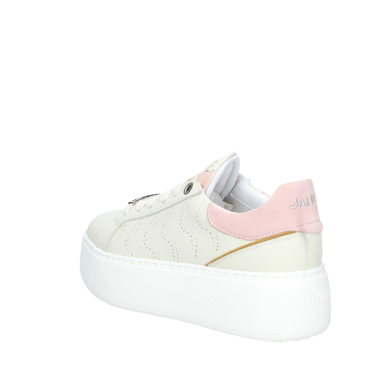JANET & JANET SNEAKERS DONNA IN PELLE ED ECOPELLE J 001 CON SUOLA PLATFORM