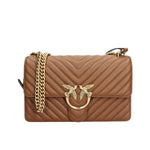 Classic Love Bag One Chevron marrone
