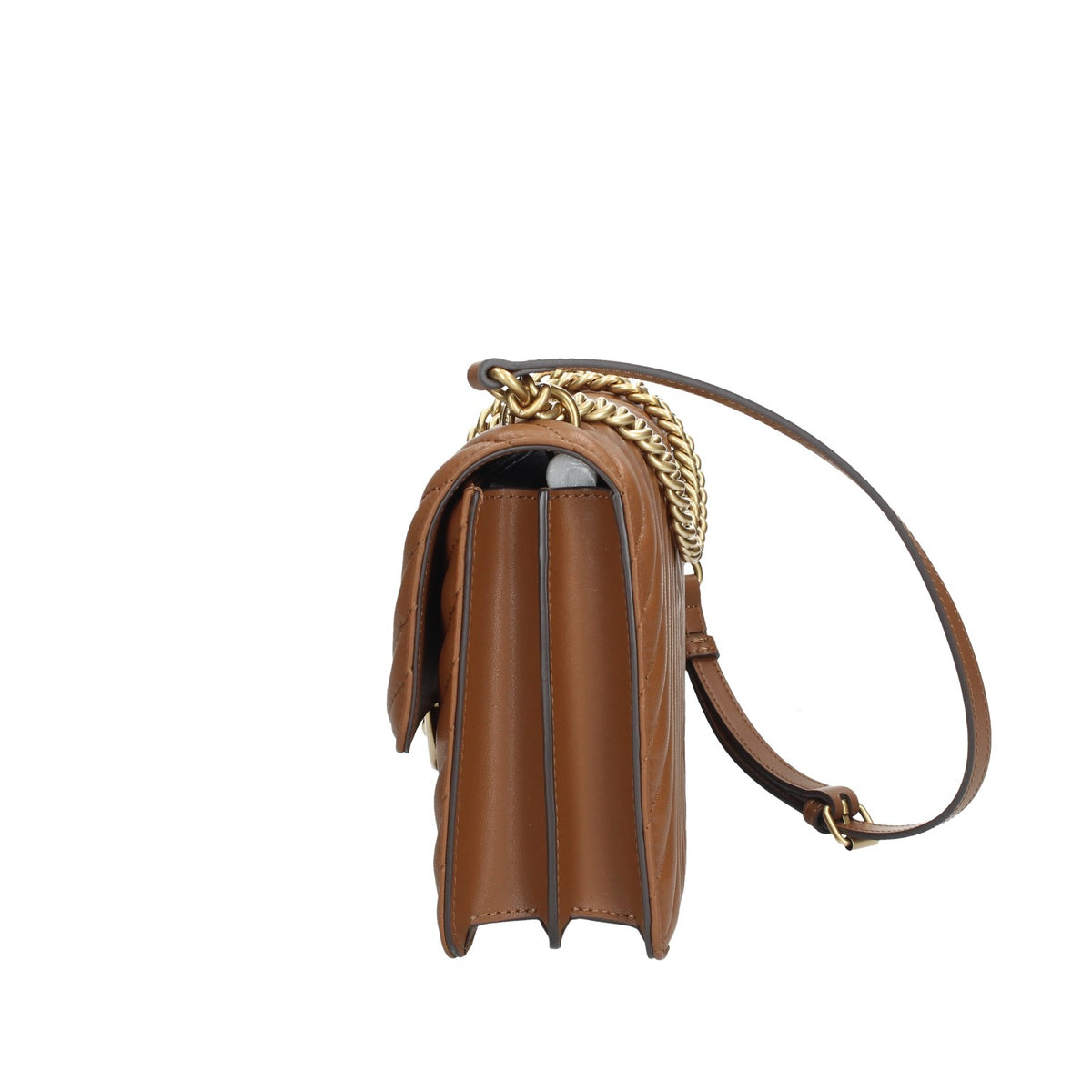 Classic Love Bag One Chevron marrone