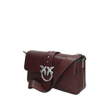PINKO BORSA DONNA A SPALLA IN PELLE LOVE ONE CLASSIC SLOUCHY ZIP