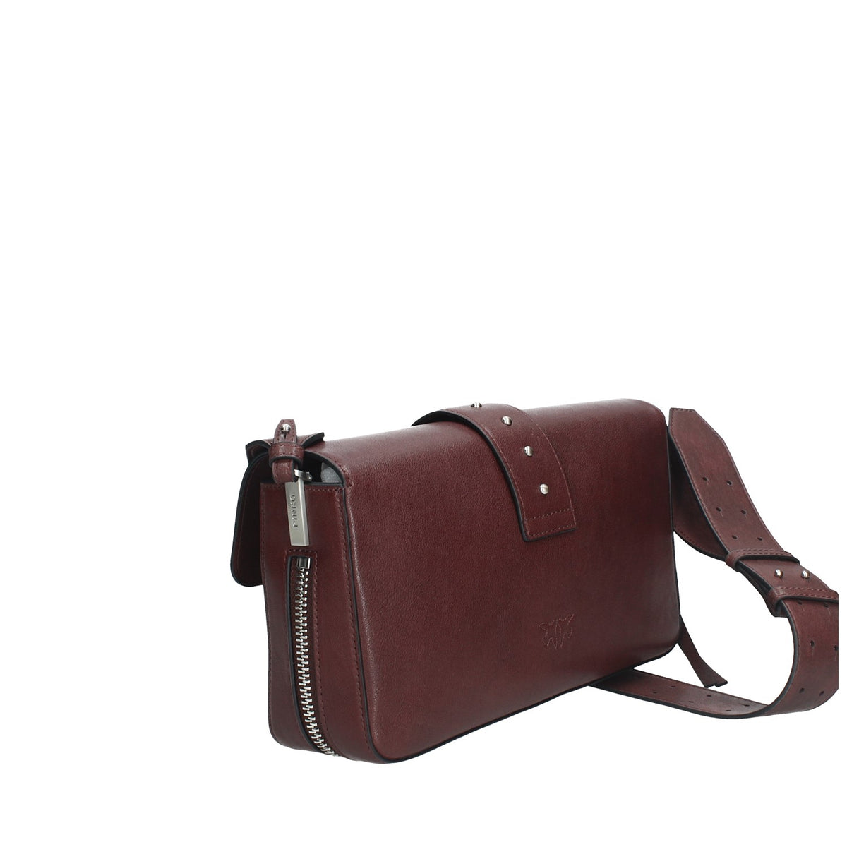 PINKO BORSA DONNA A SPALLA IN PELLE LOVE ONE CLASSIC SLOUCHY ZIP