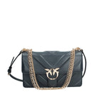 PINKO BORSA DONNA A SPALLAMEDIA IN PELLE LOVE ONE CLASSIC TRIPLA CATENA
