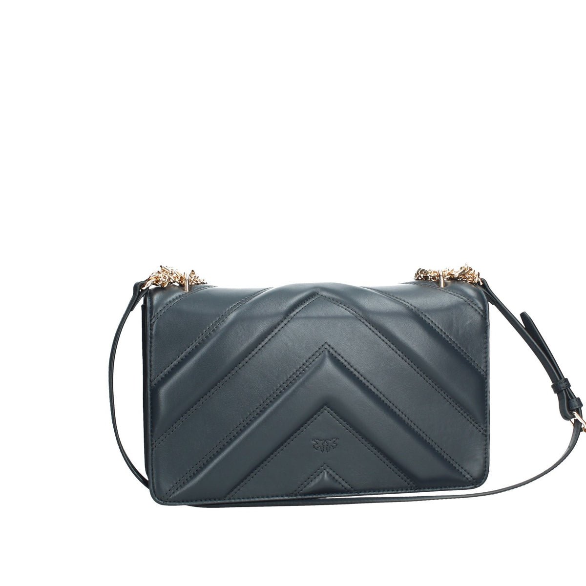 PINKO BORSA DONNA A SPALLAMEDIA IN PELLE LOVE ONE CLASSIC TRIPLA CATENA