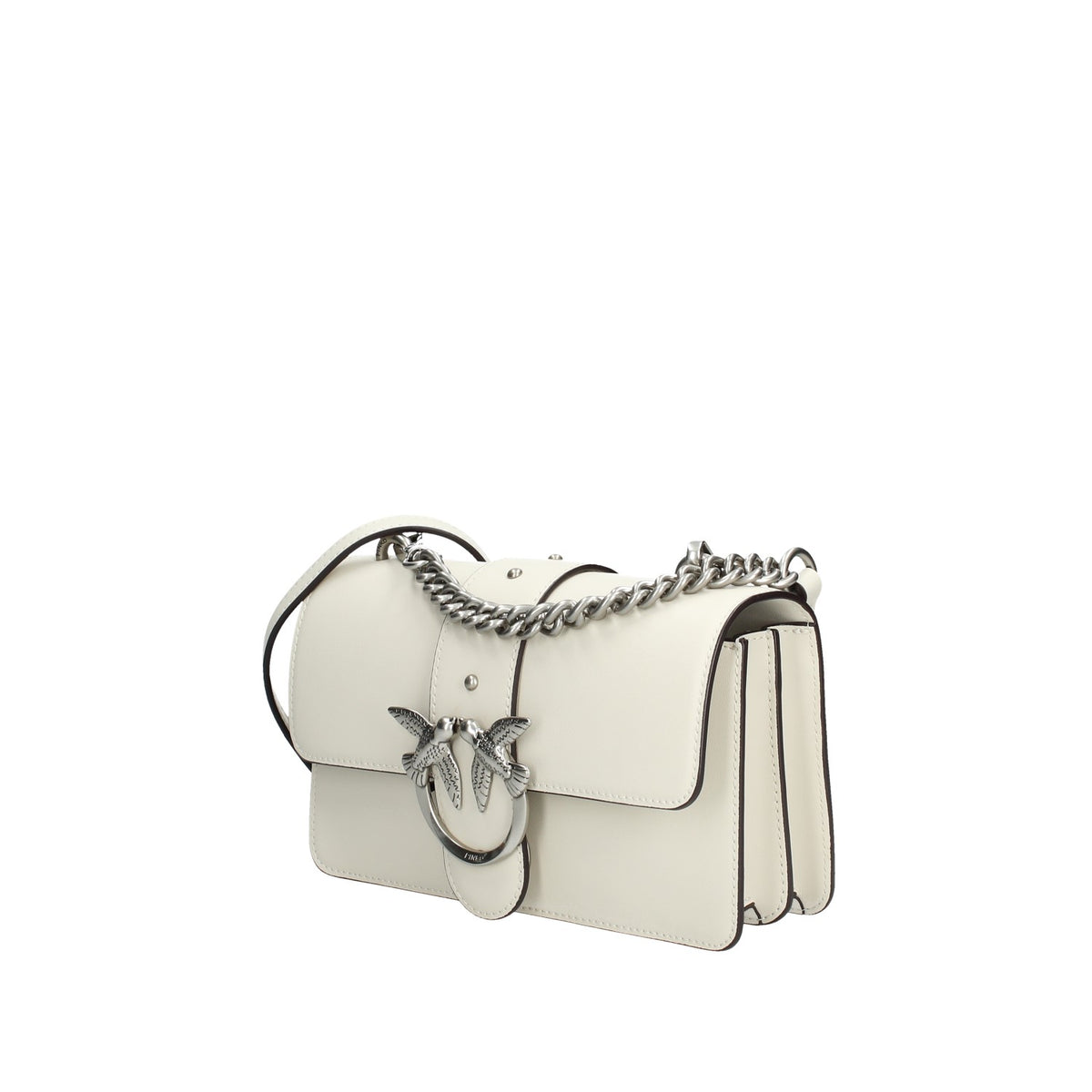 PINKOBORSA DONNAPICCOLA IN PELLE LOVE ONE MINI ST CL FINITURE ARGENTO