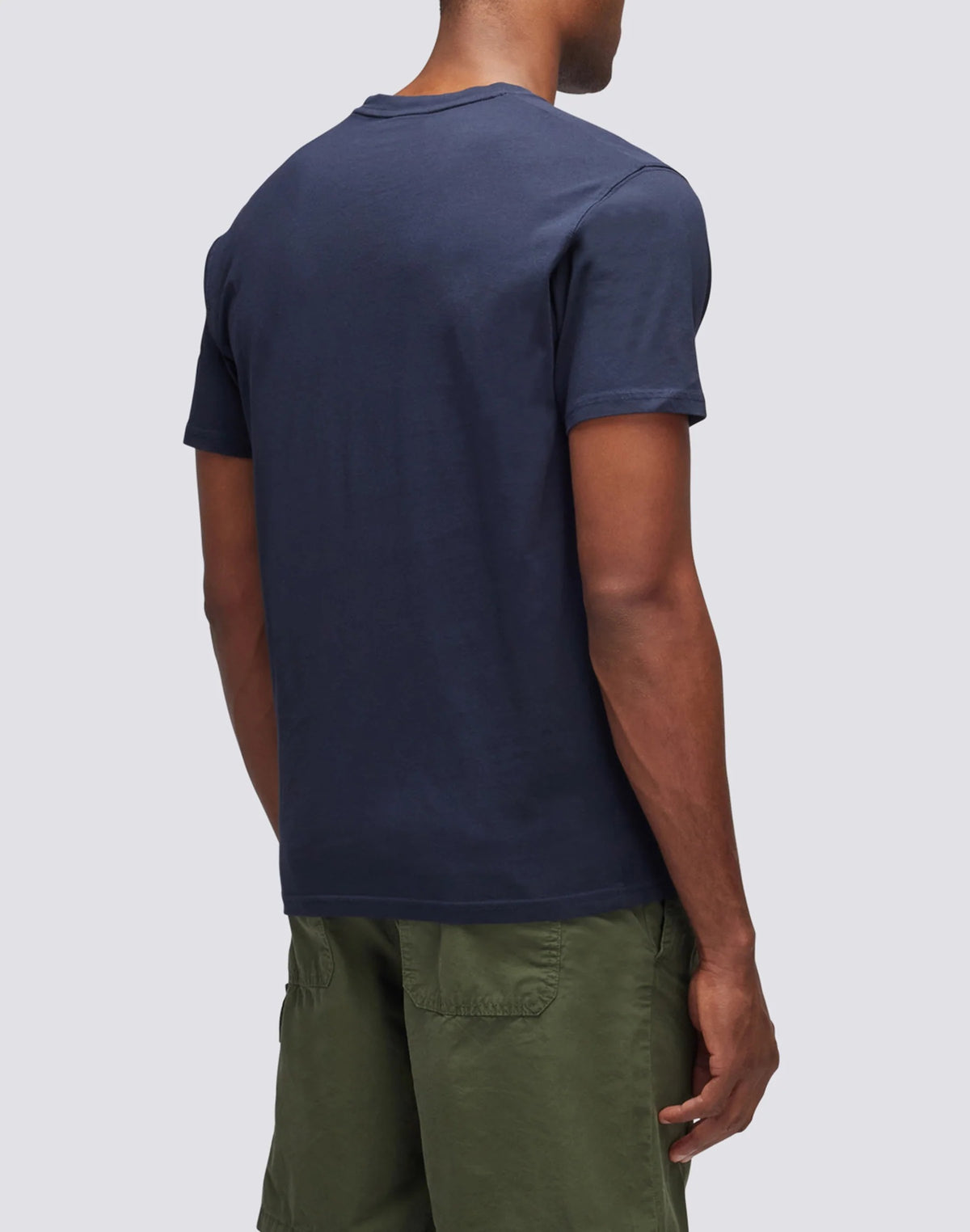 T-shirt girocollo in cotone con logo
