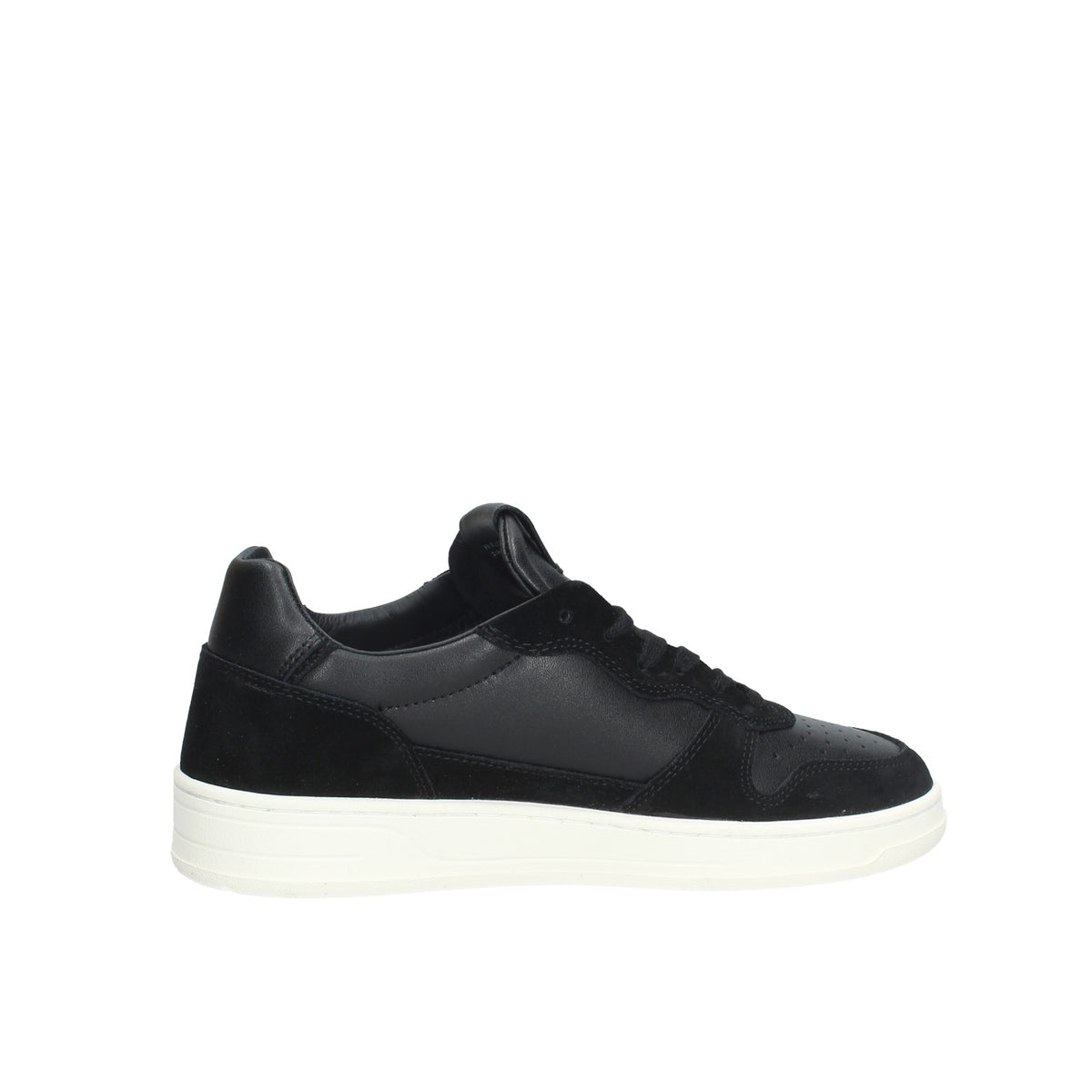 COURT 2.0 BASIC BLACK Sneakers bassa in pellee suede colore nero