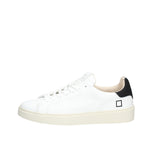 LEVANTE CALF WHITE-BLACKSneakers bassa in pelle colore bianco.