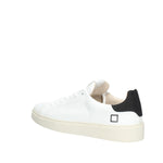 LEVANTE CALF WHITE-BLACKSneakers bassa in pelle colore bianco.