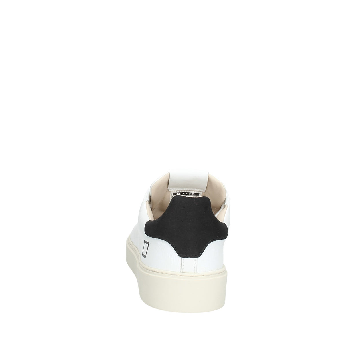 LEVANTE CALF WHITE-BLACKSneakers bassa in pelle colore bianco.