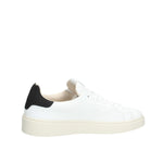 LEVANTE CALF WHITE-BLACKSneakers bassa in pelle colore bianco.