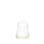 LEVANTE CALF WHITE-BLACKSneakers bassa in pelle colore bianco.