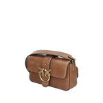 PINKO MINI BORSA DONNA LOVE ONE CLASSIC SLOUCHY IN PELLE LAVATA