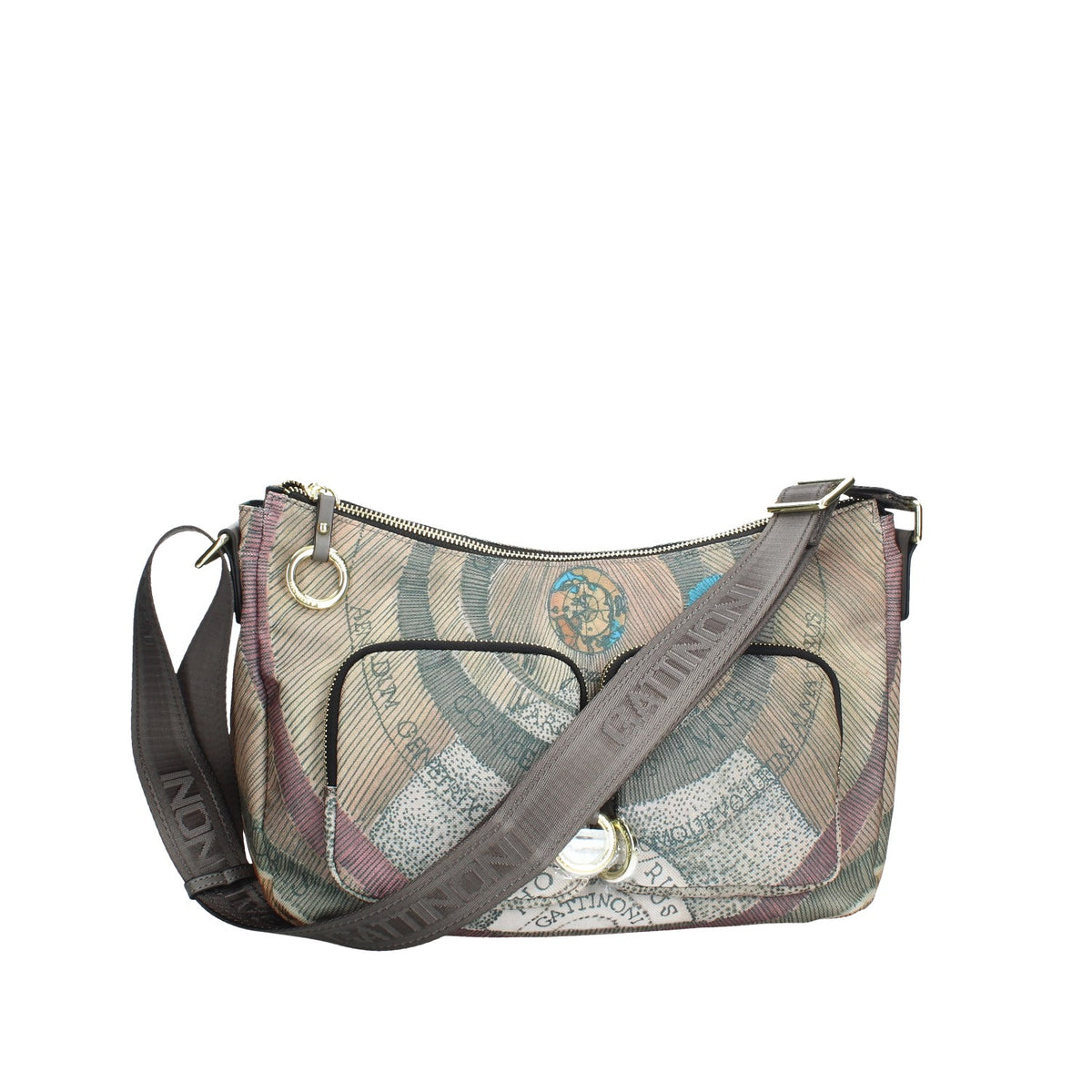 GATTINONI BORSA DONNA IN TESSUTO A TRACOLLA