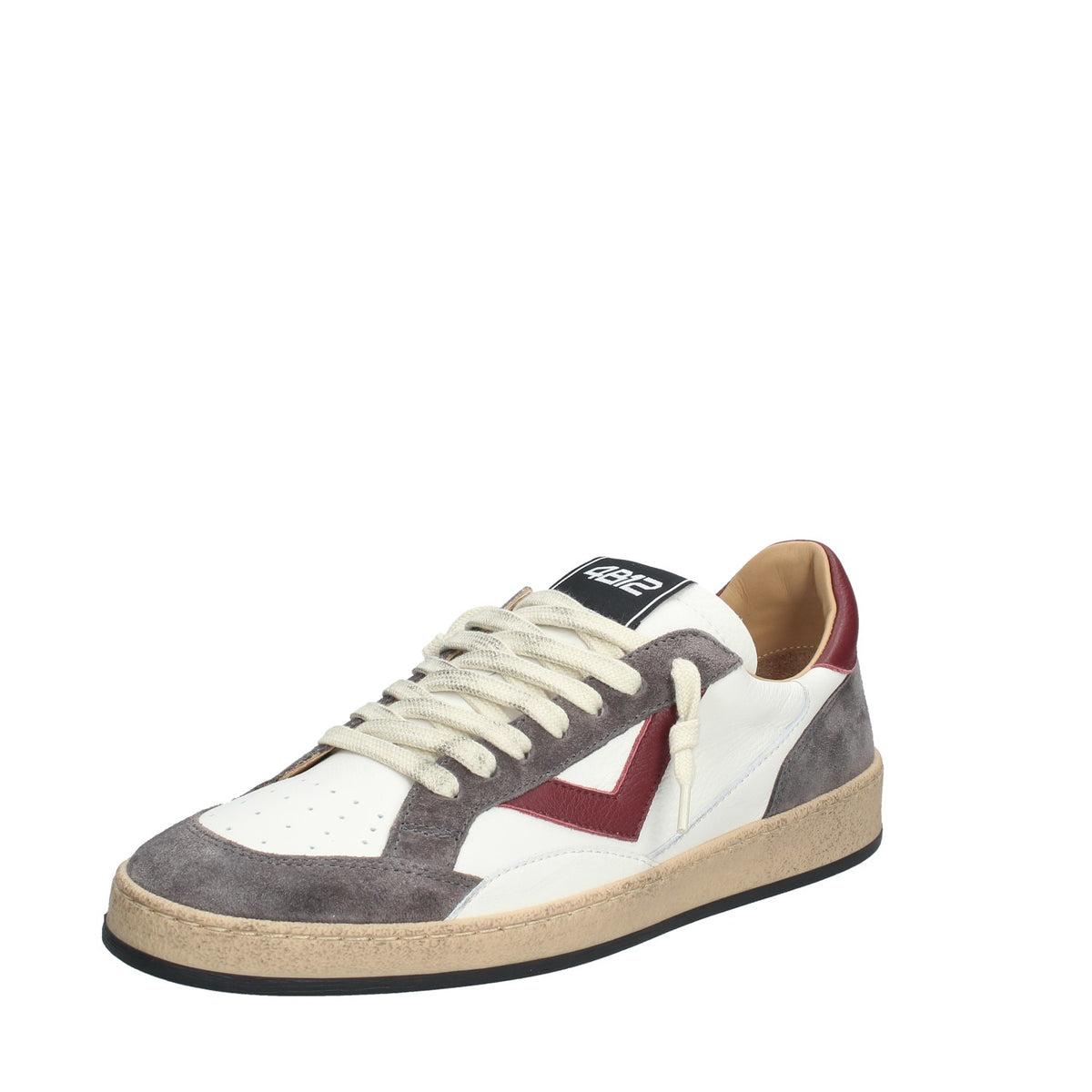 4B12 SNEAKERS UOMO IN PELLE E CAMOSCIO PLAYNEW U123