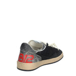 4B12 SNEAKERS UOMO IN PELLE SCAMOSCIATA PLAYNEW