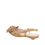 BIANCA D SLINGBACK TACCO BASSO IN PELLE SCAMOSCIATA