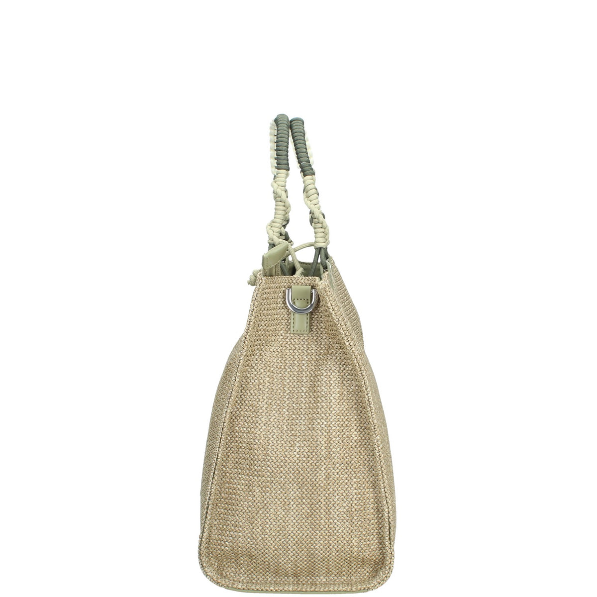 REBELLE BORSA DONNA A MANO ELECTRA SAFARI IN RAPHIA E PELLE