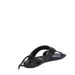 APEPAZZA SANDALO DONNABASSOIN PELLE CON ACCESSORIO DORATO