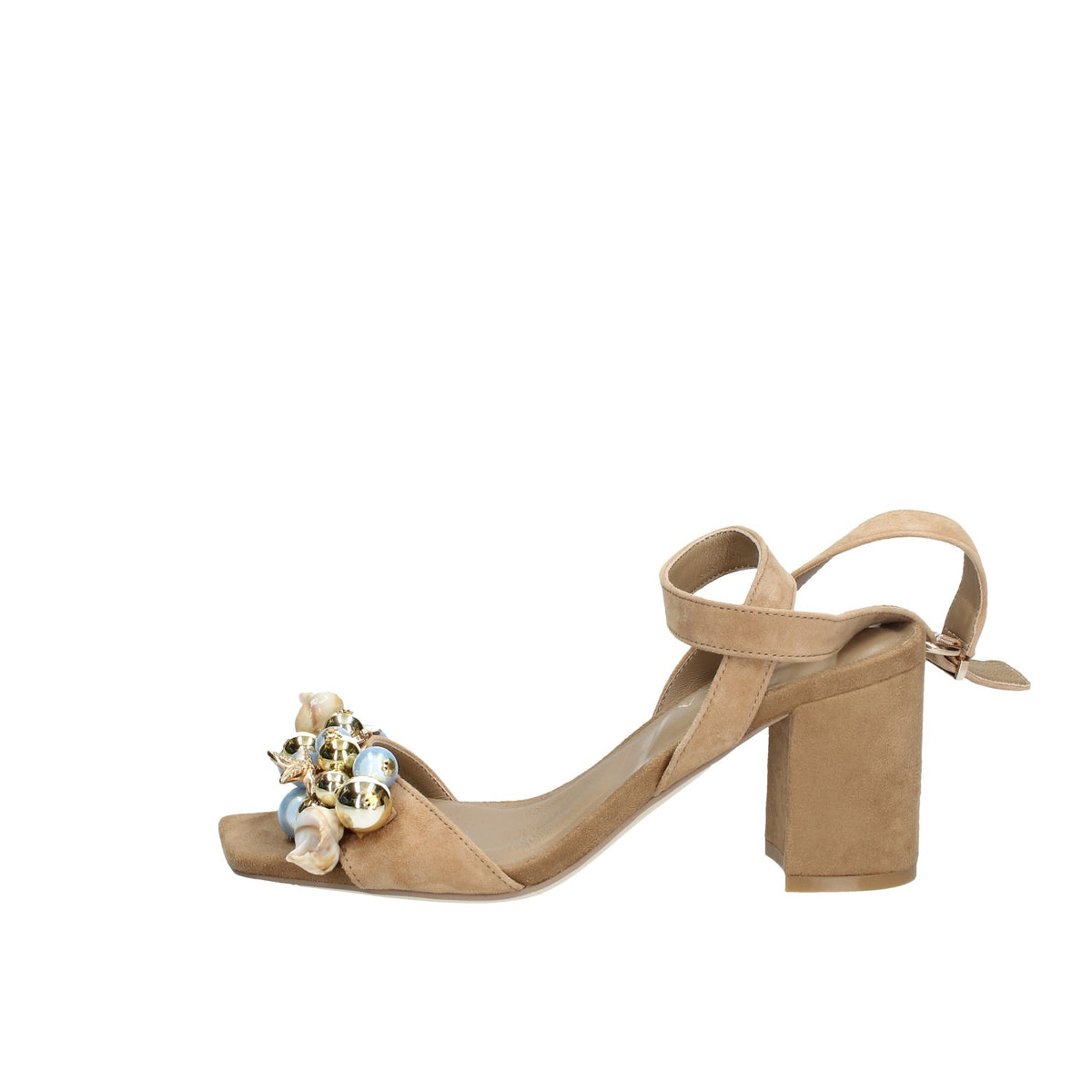APEPAZZA SANDALO DONNA IN SUEDE TACCO LARGO