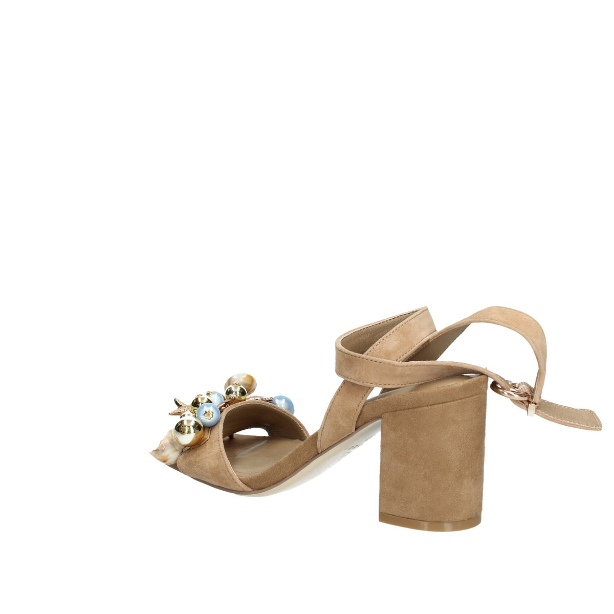APEPAZZA SANDALO DONNA IN SUEDE TACCO LARGO