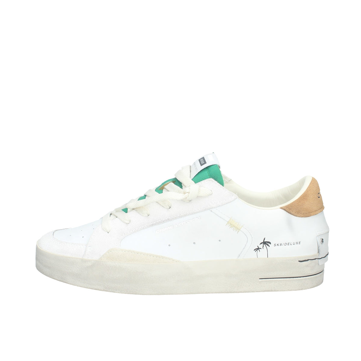 CRIME LONDON SNEAKERS UOMO SK8 DELUX IN PELLE