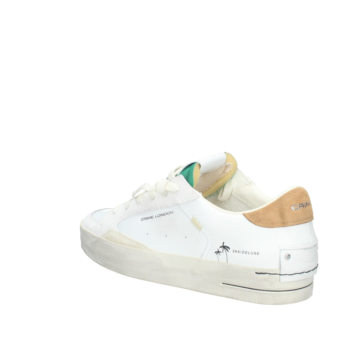 CRIME LONDON SNEAKERS UOMO SK8 DELUX IN PELLE