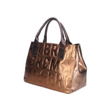 MASSIMO BRACCIALINI BORSA DONNA A MANO LINEA MACRO MET MULTI BRONZO