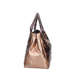 MASSIMO BRACCIALINI BORSA DONNA A MANO LINEA MACRO MET MULTI BRONZO