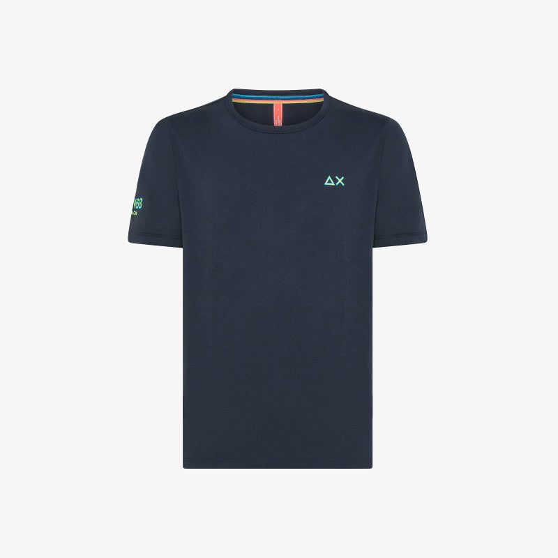 T-SHIRT SUN68 BEACH LOGO S/S NAVY BLUE