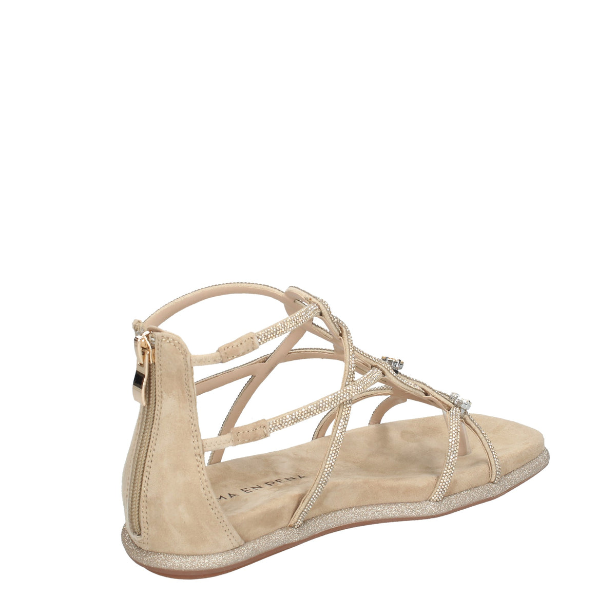 ALMA EN PENA SANDALO DONNA GLADIATOREBASSO CON STRASS