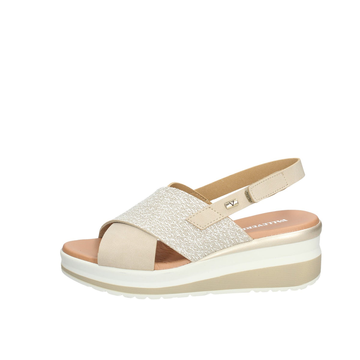 VALLEVERDE SANDALO DONNA CON PLANTARE IN PELLE