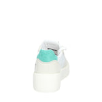 SNEAKERS DONNA COURT PLATFORM VINTAGE CALF WHITE-GREEN
